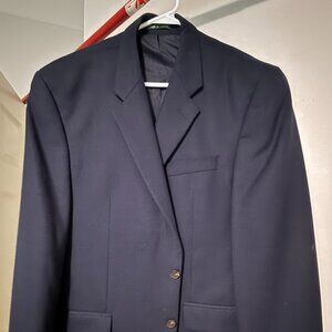 L Ralph Lauren Blazer 42r Dark Blue